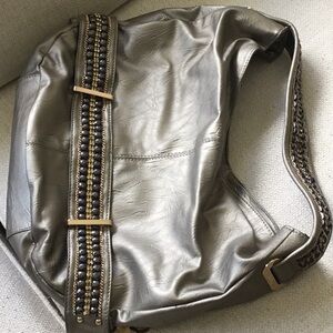 Large hobo green purse